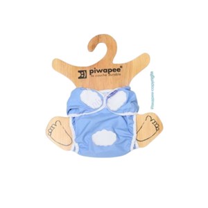 Sur culotte mini 2.5-7 kg coloris bleu m