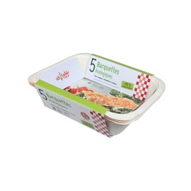 Barquette écologique compostable 3-4 por