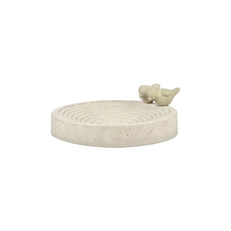 Abreuvoir d'oiseau en béton - 29 cm