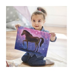 Pochoirs artistiques geants les chevaux