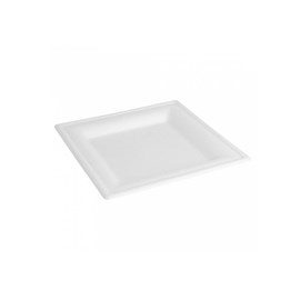 Assiettes carrées en canne à sucre - ø 1
