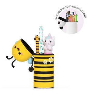 Trousse en silicone souple 2-en-1 - bee