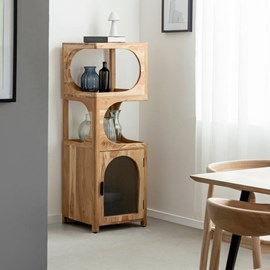 Colonne etagere acacia