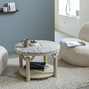 Table basse marbre manguier