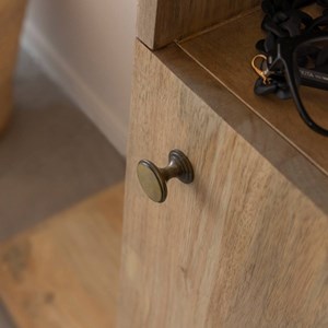 Dressing miroir bois manguier