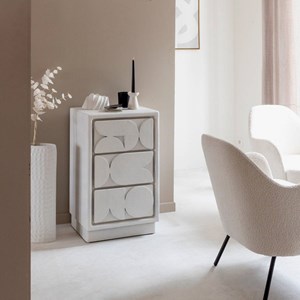 Commode mdf blanc