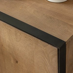 Meuble tv bois manguier métal