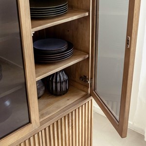 Vitrine bois manguier