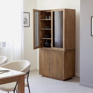 Vitrine bois manguier