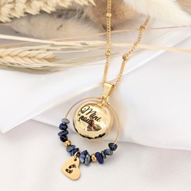 Bola de grossesse lapis lazuli gravure