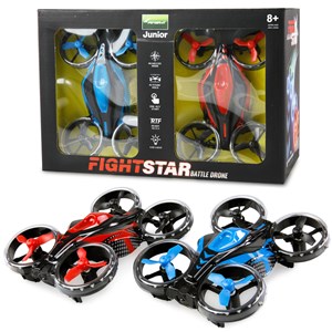 2 drones racing et combat aérien