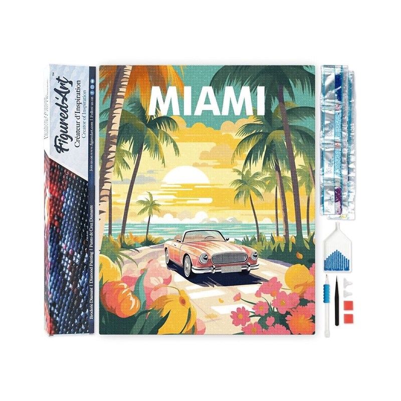 Broderie diamant – affiche