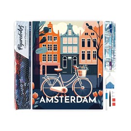 Broderie diamant – poster de voyage