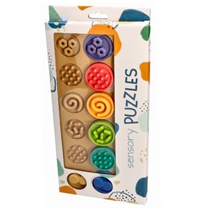 Puzzle sensoriel montessori xl formes -
