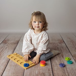 Puzzle sensoriel montessori xl formes