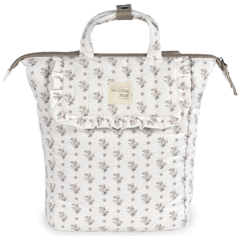 Sac à dos à langer botton fleurs
