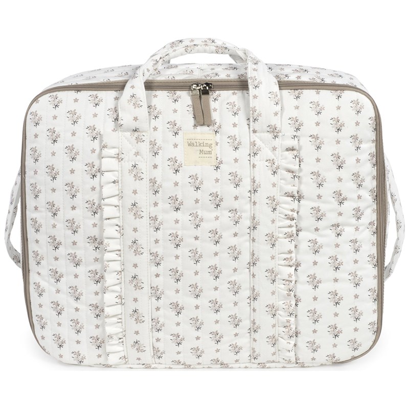 Valise de maternité botton fleurs
