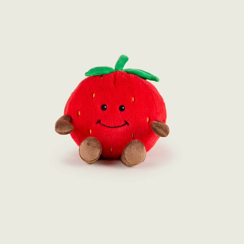 Peluche bouillotte fraise warmies