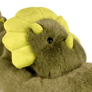 Peluche dinosaure vert lesté 40 cm