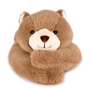 Peluche ours marron lesté 40 cm