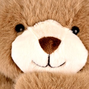 Peluche ours marron lesté 40 cm