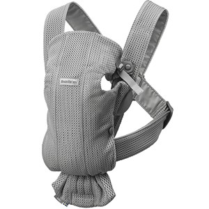 Porte bébé mini tissu mesh 3d gris
