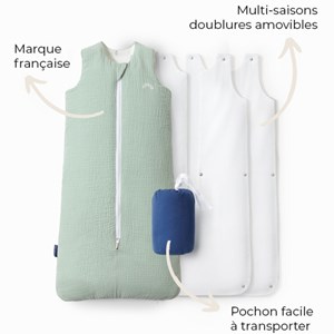 Gigoteuse réversible 4 saisons