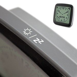 Réveil fishtec affichage aiguilles digitales