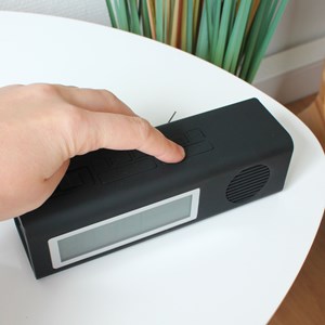 Radio-réveil fishtec soft touch