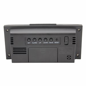 Réveil radio-piloté imitation bois