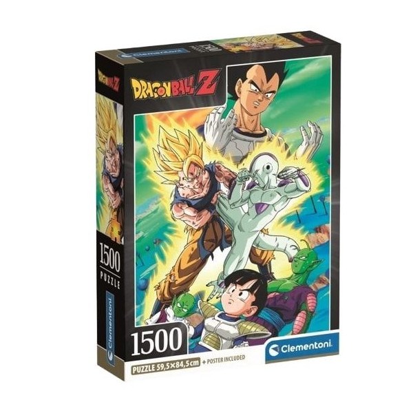 Clementoni - Puzzle compact 1500 pièces dragon ball z