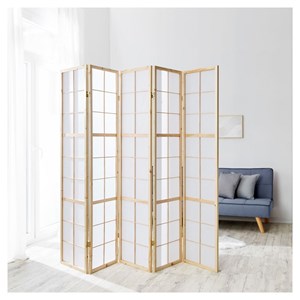 Paravent homestyle4u beige