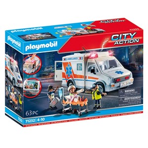 Ambulance avec sons et lumières