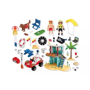 Poste de secours & voiturette de plage