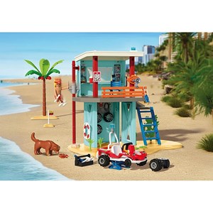 Poste de secours & voiturette de plage