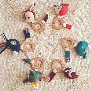 Hochet eco rosalie