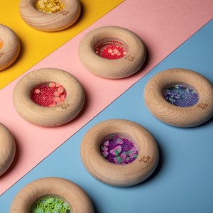 Donut sensoriel aubergines