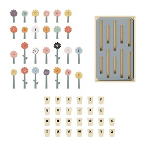 Jeu éducatif fleurs abc