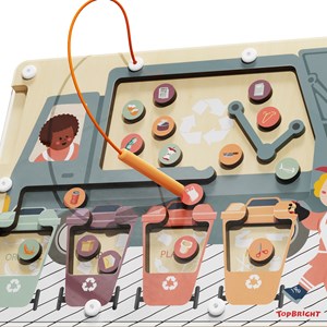 Jeu magnétique trieur de déchets