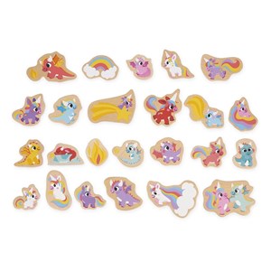 Magnets licornes et dragons 24 pièces