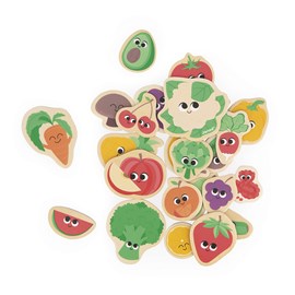 Magnets fruits et légumes 24 pièces
