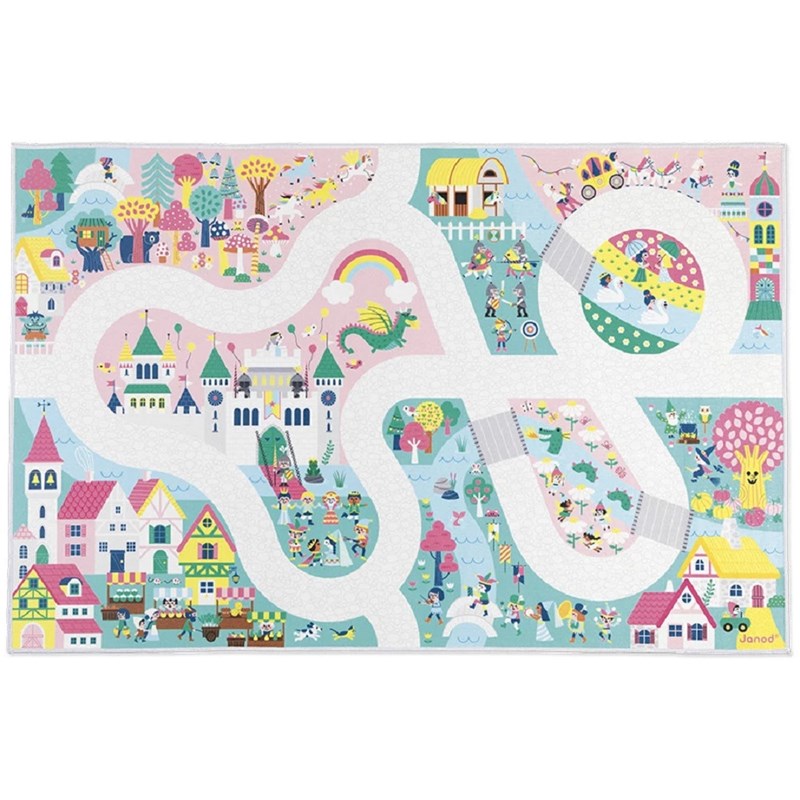 Tapis de jeu royaume enchanté