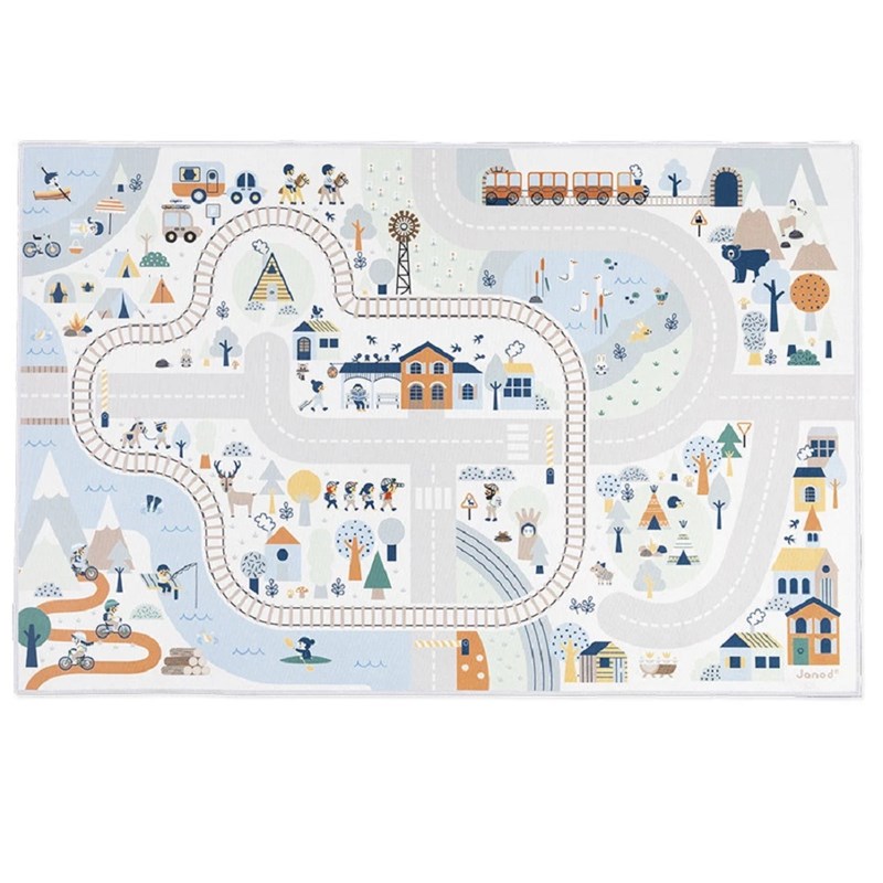 Tapis de jeu vallée blanche