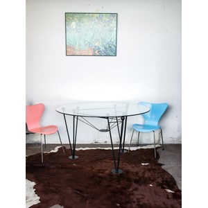 Karla, la table à manger en métal n°60