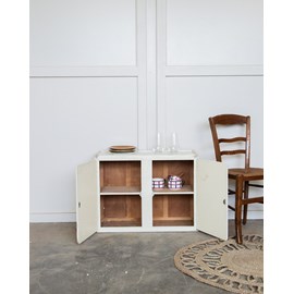 Meuble de rangement jaune n°155