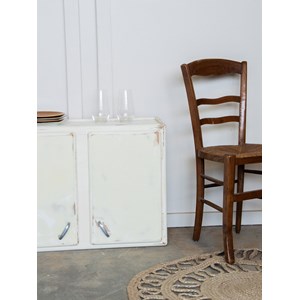 Meuble de rangement jaune n°155