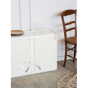 Meuble de rangement jaune n°155