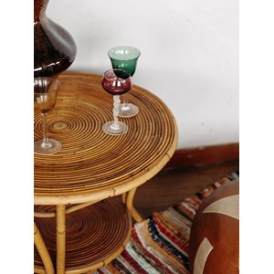 Nadine, la table basse en rotin n°119