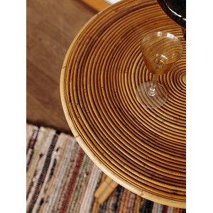 Nadine, la table basse en rotin n°119