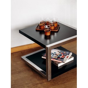 Table basse en bois et métal n°140